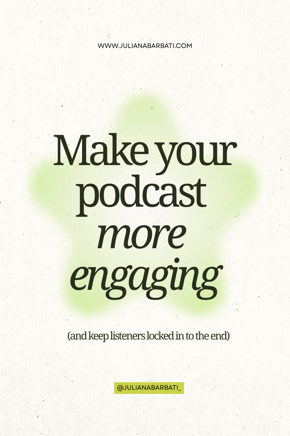 make your podcast more engaging